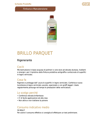 GEAL BRILLO PARQUET 1 LT