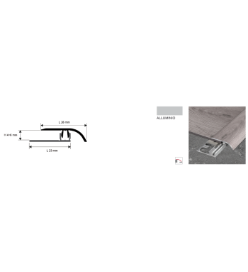 PROFILO LVT SCIVOLO - ZERO CURVE -