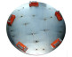 DISCO 5 INSERTI DIAMANTATI ARANCIO