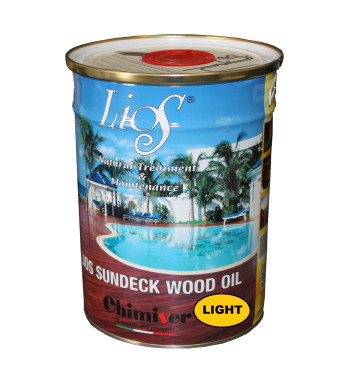 LIOS SUNDECK WOOD OIL LIGHT 5 LT 
