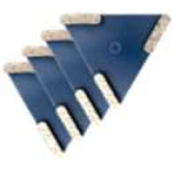 SET 4 SEGMENTI DIAMANTATI PER LEVIGATURA CEMENTO