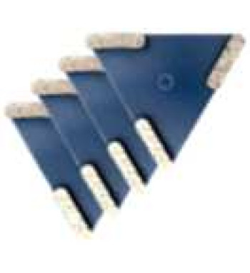 SET 4 SEGMENTI DIAMANTATI PER LEVIGATURA CEMENTO